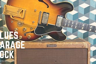 record professional blues garage rock guitar tracks