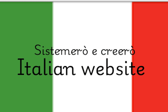 fix italian website shopify store webflow redesign wordpress wix website