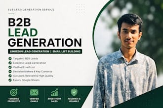 do targeted b2b lead generation, linkedin lead generation, email list building
