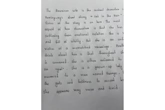 provide personalized handwriting services