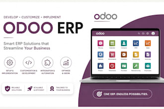 develop odoo website customize odoo modules implementation odoo crm