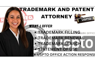 register your trademark and office action as a uspto attorney, search