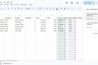 create a google sheets tracker for your small business