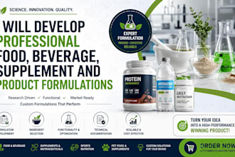 formulate animal feed, pet skincare product, pet nutrition recipes, food formula