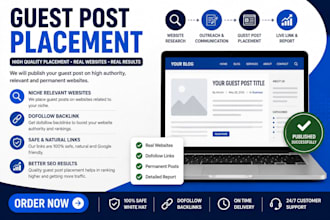 do a high da DR guest post with dofollow backlinks