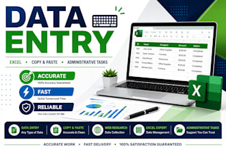 do data entry and administrative task