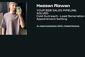 generate b2b leads and book qualified sales appointments