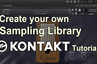 expertly develop kontakt sample library, instrument or sample based plugins
