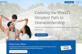 build squarespace mortgage broker website loan officer website finance website