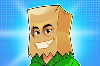 draw a youtube cartoon profile picture or avatar