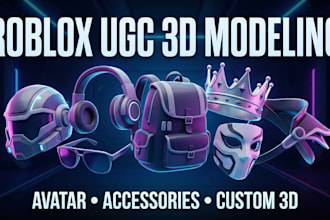 custom roblox 3d models and assets