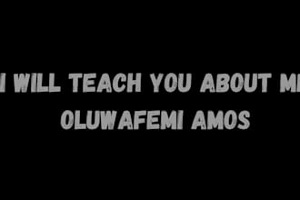 teach you about mr oluwafemi amos