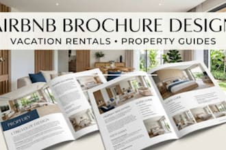 design a professional airbnb welcome book, guest guide and house manual
