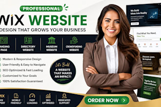 design a wix landing page wix website design and directory website