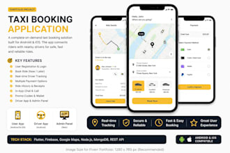 offer taxi booking ride sharing mobile app