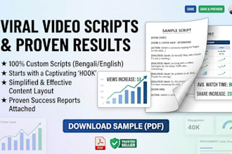 write viral youtube shorts and reels scripts