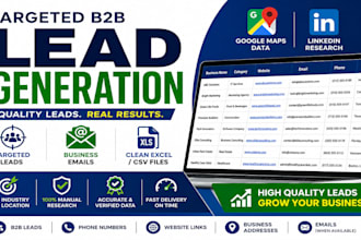 build b2b lead generation email list for potential sales