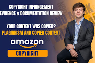 help you fight copyright infringement and plagiarism on amazon
