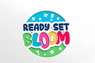 make a cute child care school and kindergarten logo or any graphics design