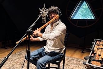 record authentic native american flute for your music project