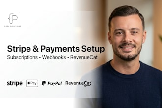 integrate stripe paypal revenuecat and payment webhooks