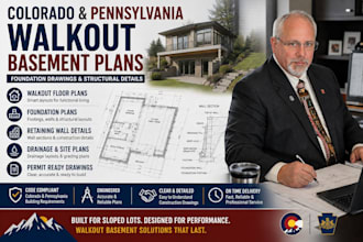 create colorado and pennsylvania walkout basement plans