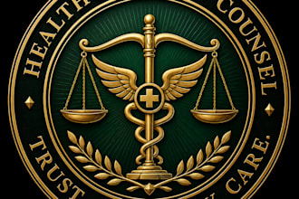 design a prestigious luxury logo and brand identity for your healthcare law firm