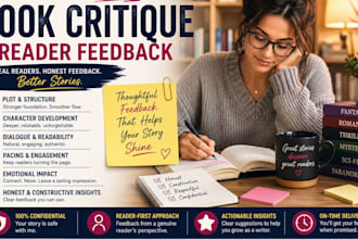 give honest feedback and a detailed critique of your story