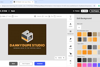 create 3d designs and model