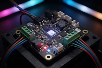 design led driver, rgb controller, dimmer and smart lighting pcb