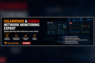 manage and support solarwinds and zabbix