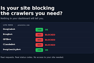 audit your site for ai search visibility and bot access