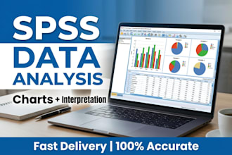 do spss data analysis with charts and interpretation