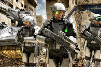 create custom gmod playermodel, npc, 3d rigging, custom weapons