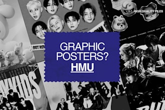 design a unique, high quality printable poster