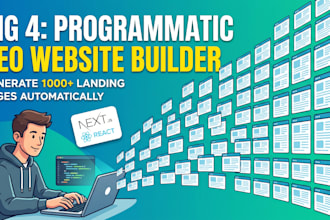 build programmatic SEO landing pages for your business