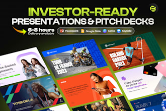 do a professional investor pitch deck and powerpoint presentation