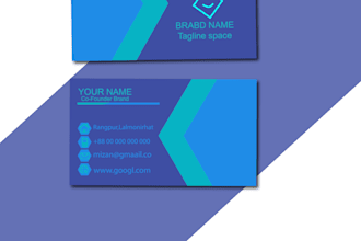 design professional business card and digital business card