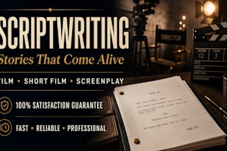 write an engaging script for your film, short film or screenplay