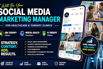 aba therapy mental health iv therapy clinic social media marketing manager