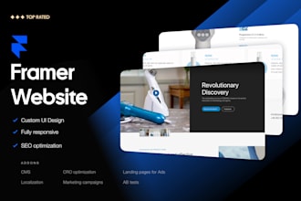 design a premium framer website