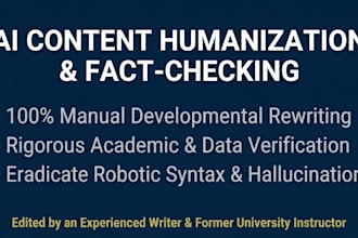 rewrite, humanize, and fact check your ai content