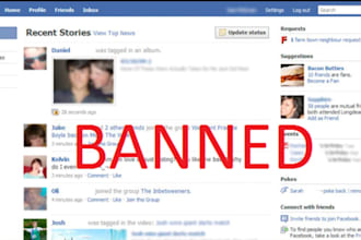 takedown copyright facebook content banning, harassing post banning ig banning