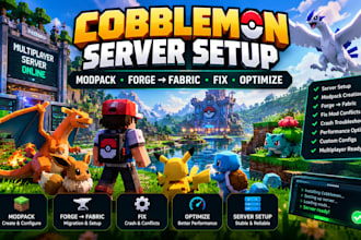 create fix optimize cobblemon minecraft modpack forge to fabric server setup