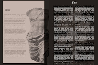 create layouts for magazines or journals