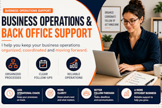 provide business operations and back office support
