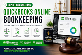 do quickbooks online bookkeeping for law firms, attorneys and legal businesses