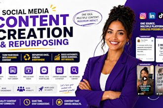 create and repurpose engaging social media content