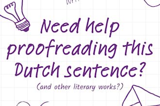 proofread and edit your dutch texts