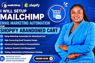 setup mailchimp shopify abandoned cart email automation